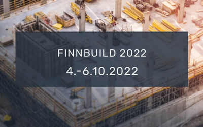 Finnbuild 4. - 6.10.2022 Helsingin Messukeskuksessa
