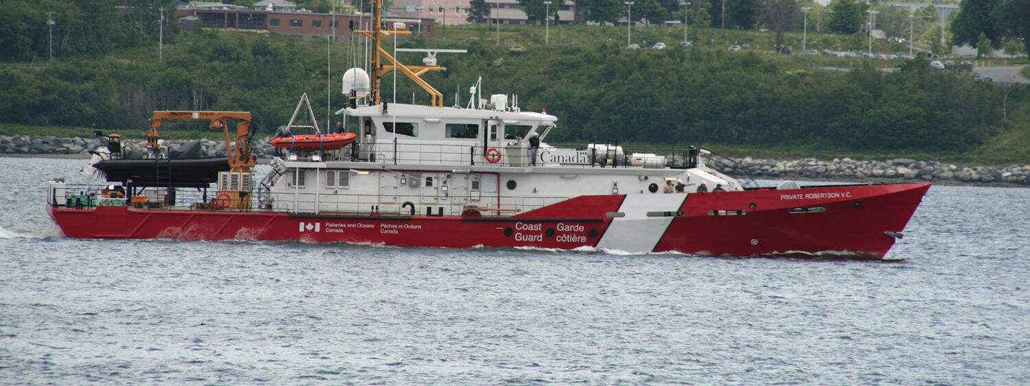 Canadian coast guard ship