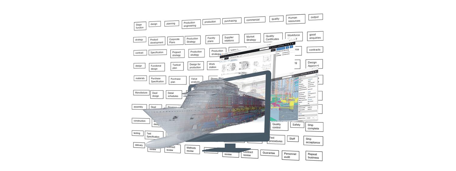 an image of a computer screen with a 3D ship on it