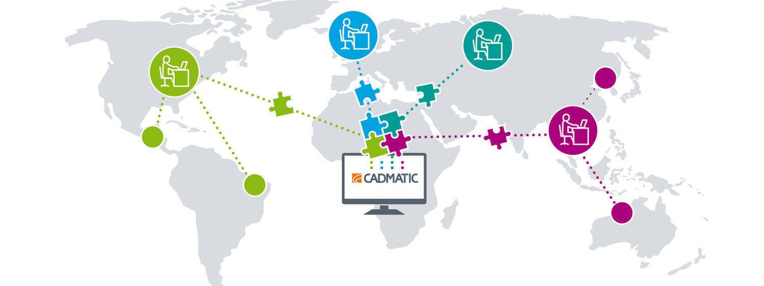 CADMATIC Distributed Design infograph