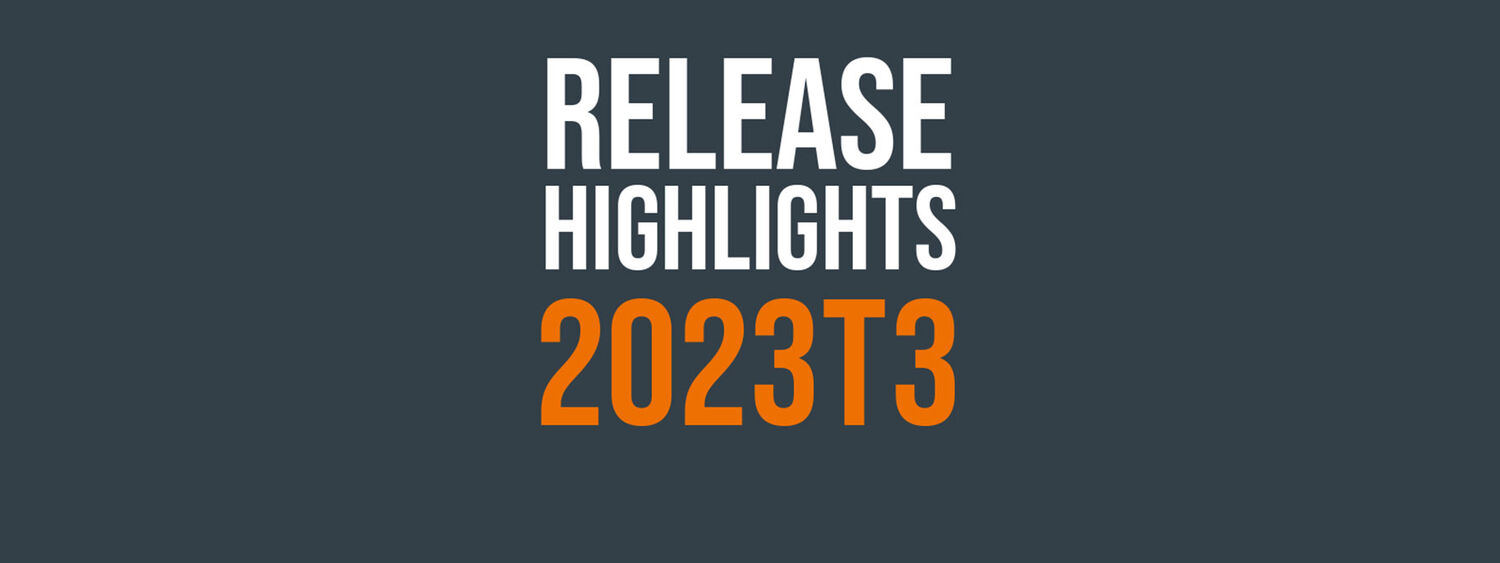 Release Highlights 2023T3 -kuva