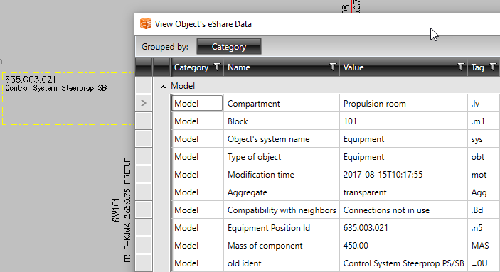 View object data from eShare