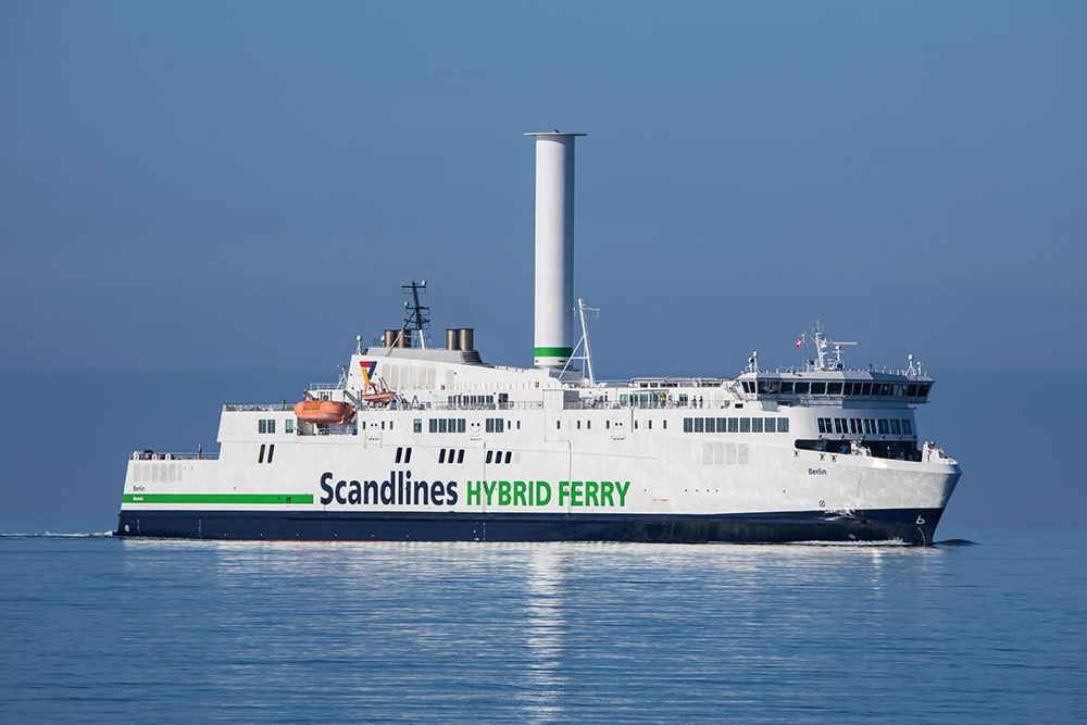 Ferry at the sea