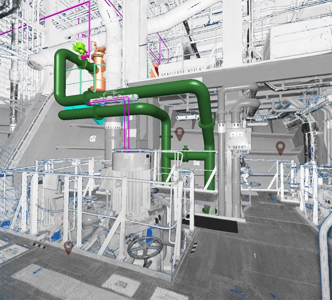 3D image of the Ballast Water Treatment System