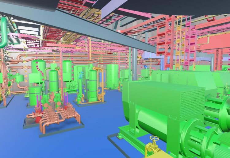 Engine room 3D model