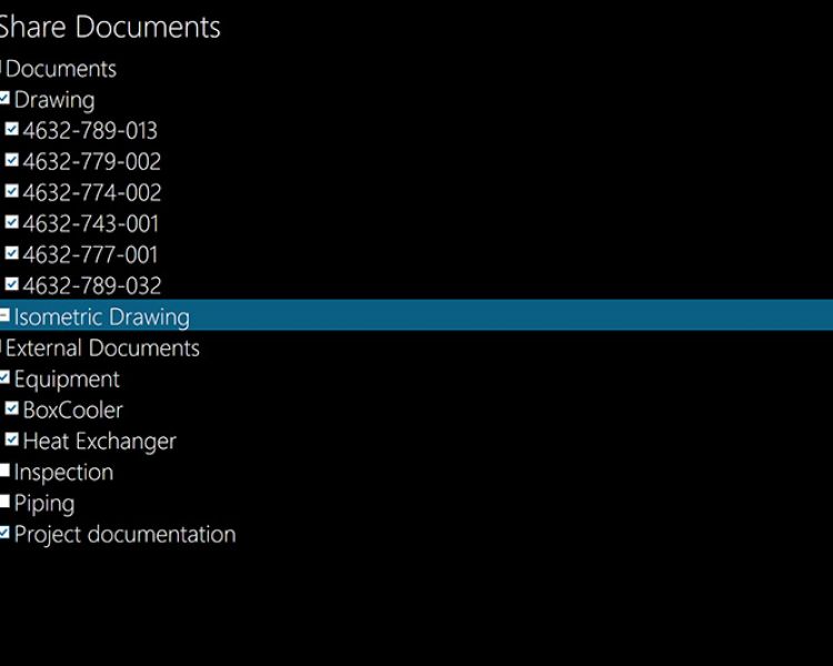 eGo documents -window